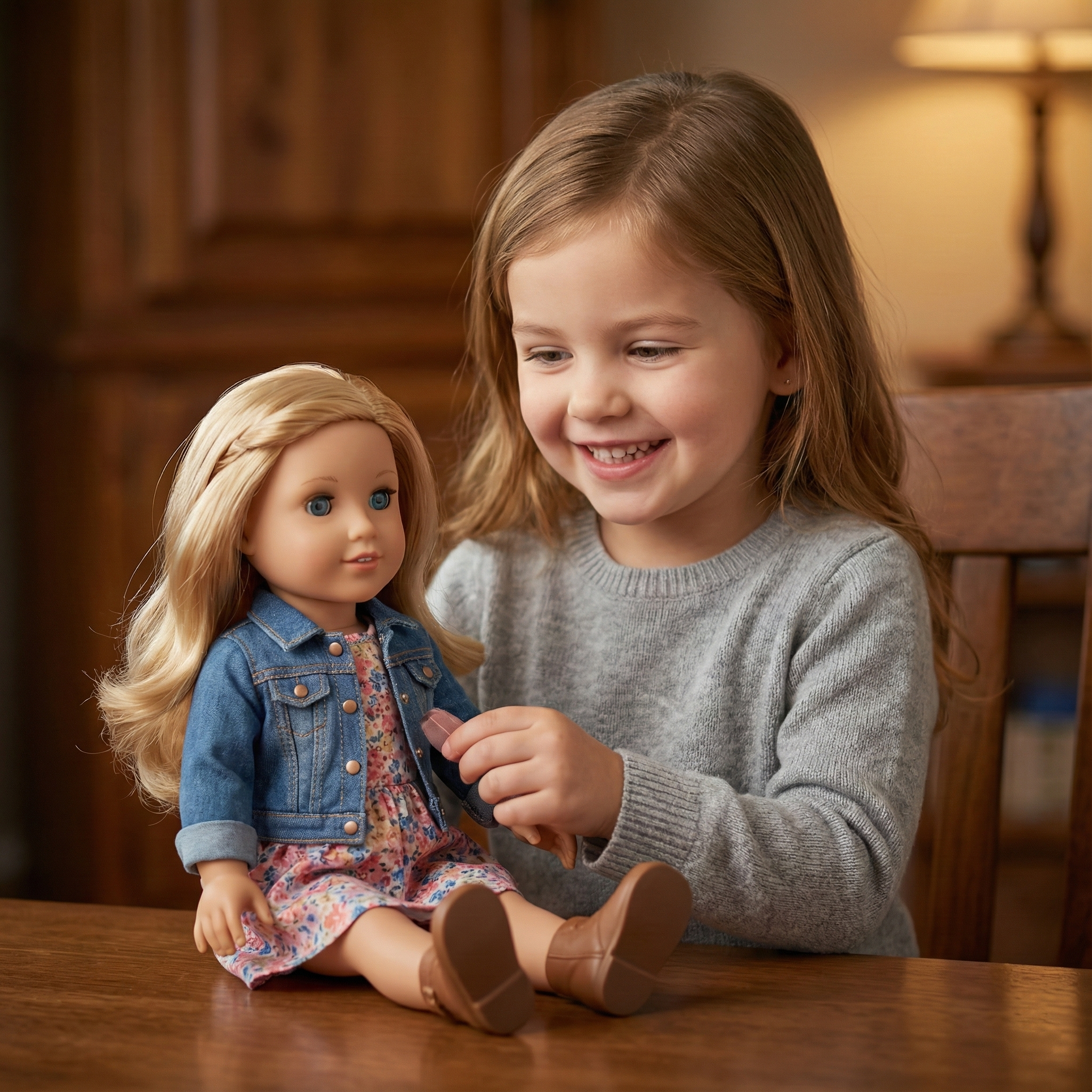 Girl holding Journey Girls doll