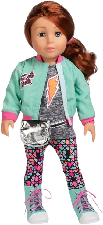 18” Fashion Doll, Poseable Limbs, Rooted Hair for Styling